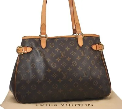 Authentic Louis Vuitton Monogram Batignolles Horizontal Tote Bag M51154 LV 6274I • $285