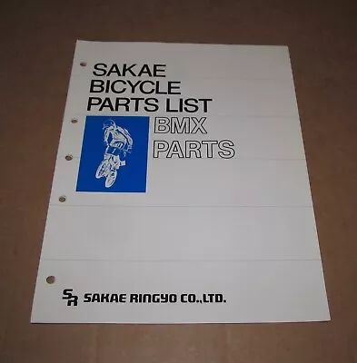 SR Sakae Ringyo Bicycle BMX Parts List Expolded View Components Catalog • $20.99