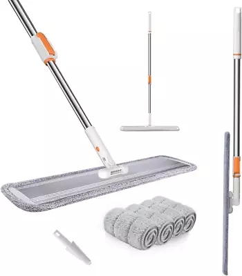 Microfiber Flat Mop 32 In Large Mops For Floor Cleaning Commercial Dust Dry Wet  • $41.07
