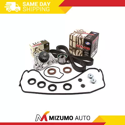 Timing Belt Kit Valve Cover Water Pump Fit 88-91 Honda Civic CRX 1.6L SOHC D16A6 • $79.95