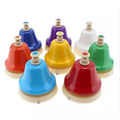 Set Of 8 Colorful Hand Bells Musical Puzzle Children' • $33.89