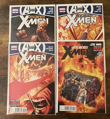 Lot Of 4 Uncanny X-Men Vol 2 #12 13 19 20 Marvel Comics (2012) • $4.04