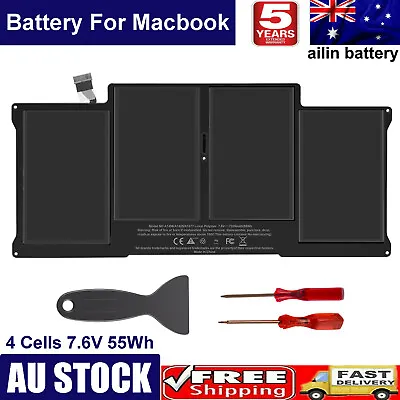Laptop Battery For Macbook Air 13  A1369 2011 A1466 2012 2013-2015 A1405 A1496 • $43.99