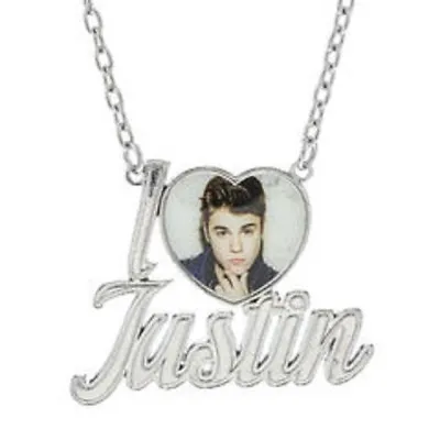 £5.42 • Buy Necklace Justin Bieber JB I Love Heart Justin Jewellery Official RRP £7
