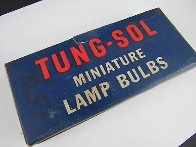 Box Of 8 Tung-Sol 55 2CP 6V Miniature Flashlight Lamps Bulbs • $19.49