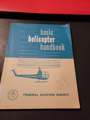 Vintage 1965 Basic Helicopter Handbook AC 61-13 Federal Aviation Agency • $39.99