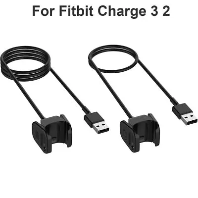 $4.62 • Buy USB Cable Smart Band Charger Charge 3 2 Charging Dock For Fitbit Charge 3 2
