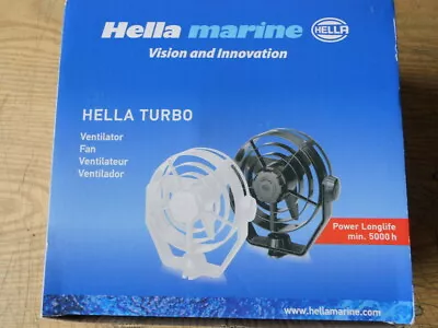 Hella Marine 2-Speed Turbo Fan 12V White 3361022 Boat Marine • $88.11