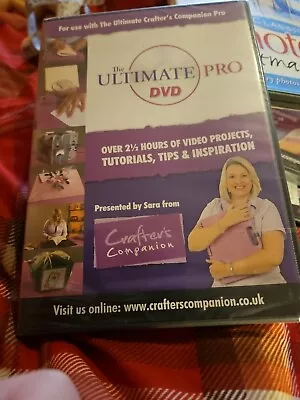 Crafters Companion ULTIMATE PRO TUTORIAL DVD Paper Craft Card Making • £2.99