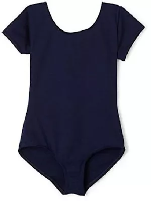 Mondor 496 Women's Size Large (12-14) Navy Blue Short Sleeve Leotard • $14.99