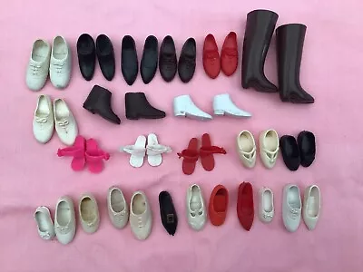 Mixed Lot Of Vintage Pedigree Sindy Paul Patch Shoes X 14 Pairs + 12 Odd Shoes • £9.50