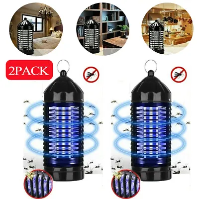 2pack Electric UV Mosquito Killer Lamp Outdoor/Indoor Fly Bug Insect Zapper Trap • $17.69