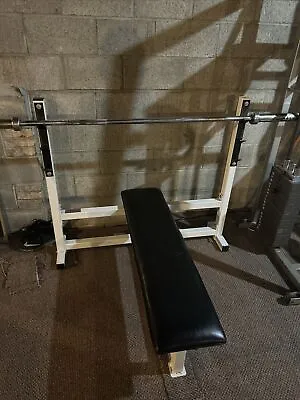 Olympic Bench Press Heavy Duty Commercial Or Home Gym Use • $175