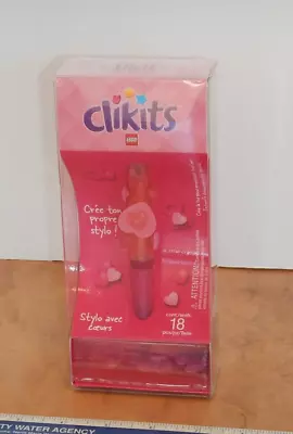 2004 Lego Clikits - Pink Heart Pen #1802 New Old Stock • $9.99