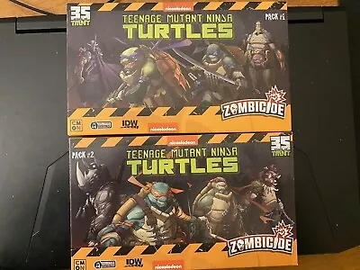 Teenage Mutant Ninja Turtles Pack 1 & 2 Zombicide Cmon Sealed Tmnt Idw • $149.99