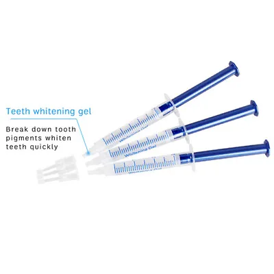 $21.99 • Buy Teeth Whitening Dental Bleaching System Oral Gel Kit Tooth Whitener Laser Light