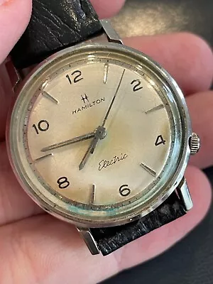 Vintage Hamilton Electric Estate Stainless Steel Mens Watch Not Working! As Is! • $7.50