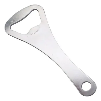 Stainless Steel Flat Bar Blade Beer Speed Bottle Opener Opener Cap Remover Tool • $11.57