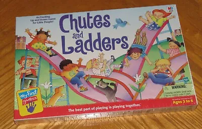 Vintage 1999 Chutes And Ladders Board Game Milton Bradley My First Games Sealed • $14.94