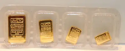 Unique Johnson Mathey Gold Bar Set 121/2510 Sealed Serial Number 1 • $2499.99