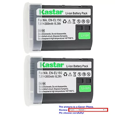 Kastar Battery For Nikon Z 5 Z5 Z 6 Z6 Z6 II Z 7 Z7 Z7 II Z 7 Q3 Z7Q3 • $33.49