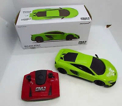 CMJ RC Cars McLaren 675LT Remote Control Car 1:24 Scale Working Lights 2.4Ghz • £9.99