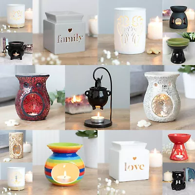 Oil Burner Wax Warmer Various Ceramic Designs Scent Oil Wax Melts Fragrance Gift • £8.75