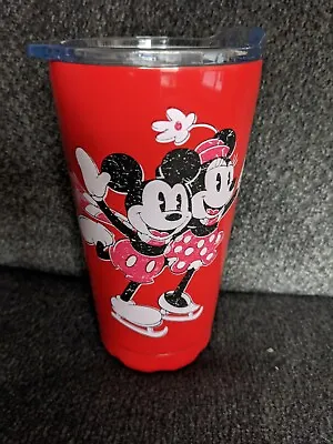 Disney Mickey & Minnie Mouse Christmas Travel/To Go Tumbler Mug 16 Oz • $16