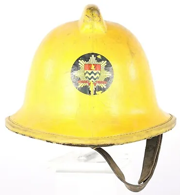 £47.96 • Buy 1980's LONDON FIRE BRIGADE CROMWELL Firefighter’s Helmet England Great Britain 