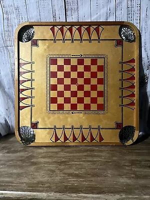 Carrom Industries Vintage Double Sided Game Board. Michigan/checkerboard • $59.95