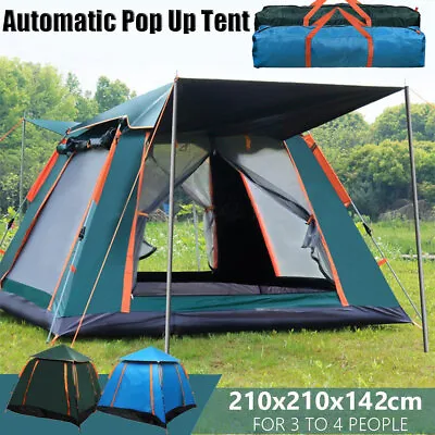 Automatic Pop Up Tent Camping Outdoor Changing Room Fishing Camping Family Tent • £50