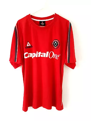 Sheffield United Training Shirt. Medium. Original Le Coq Sportif. Red Adults Top • £26.99