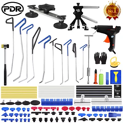 PDR 89Pcs Paintless Dent Removal Puller Stainless Steel Tool Dent Repair Rods • $115.99