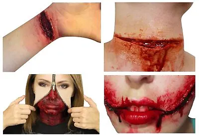 Halloween Make-up Artist Latex Wounds Scars Bloody Sets Fancy Dress • £4.95