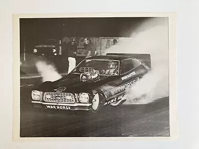 1975 Roger Garten  WAR HORSE” Funny Car HANDOUT PHOTO - Vintage Original Print • $12