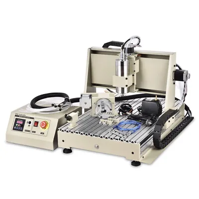 1500W/2200W CNC 6040/6090 Engraver 3 /4 Axis Router 3D Engraving Milling Machine • $2117.55