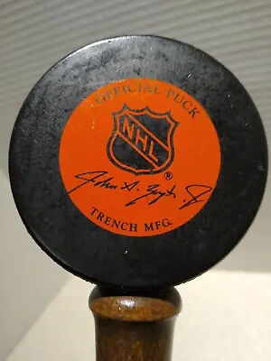 Vintage Labatts Blue Beer Tap Wooden Handle NHL Hockey Puck RARE • $34.99