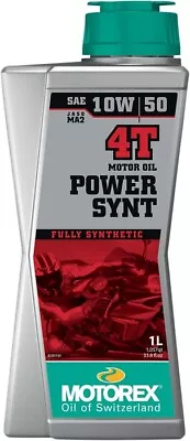 Motorex Power Synt 4T Synthetic Engine Oil 10W-50 1L • $27.43