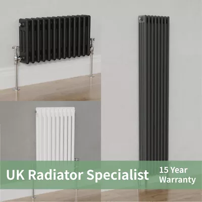 2 3 4 Column Traditional Cast Iron Style Horizontal Vertical Radiator Towel Rail • £16.99