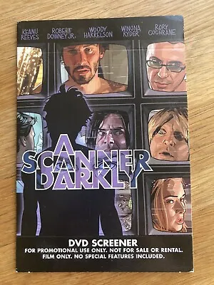 A Scanner Darkly Promo Dvd No Bonus Features Just Film • $1.89