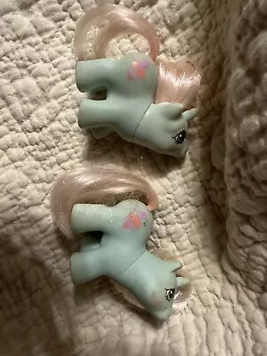 1987 My Little Pony G1 Newborn Twins Jebber & Jabber Baby Unicorn - MLP Vintage • $18