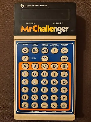 Vintage Mr Challenger Texas Instruments Handheld Electronic Game 1978 • $17.99