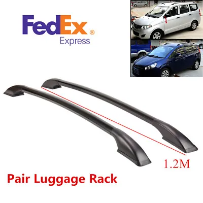 2PC 1.2M Refit Special Luggage Rack Aluminum Alloy Side Bars Rails Car Top Frame • $38.70