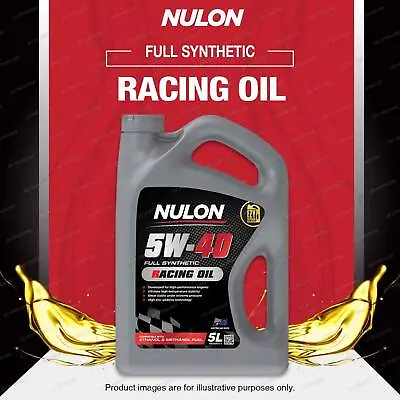 Nulon Racing Engine Oil 5W-40 5L For Toyota 1JZ 1UZFE 2GR 2JZ 3S-GTE 4AGE 7AFE • $153.99