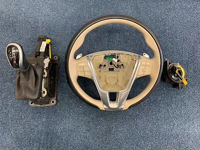 11-18 Volvo S60 V60 Paddle Shift Steering Wheel Swap Combo (Beige) • $195