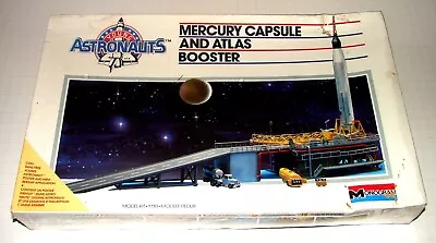 1987 ~ Monogram Young Astronauts ~ MERCURY CAPSULE & ATLAS BOOSTER & LAUNCH PAD • $29.99