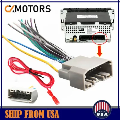 Car Radio Wire Harness Stereo CD Player Adapter For 07-17 Jeep Wrangler JK • $9.99