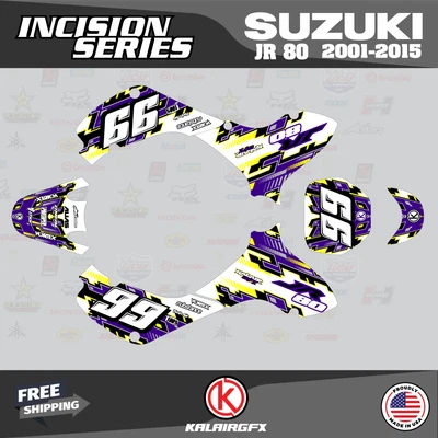 $144.77 • Buy Graphics Kit For SUZUKI JR80 (2001-2015) JR 80  INCISION-purple