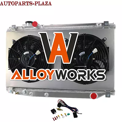 3-Rows RADIATOR SHROUD FAN For 1993-1998 TOYOTA SUPRA JZA80 2JZ-GTE TURBO 3.0 MT • $293.55