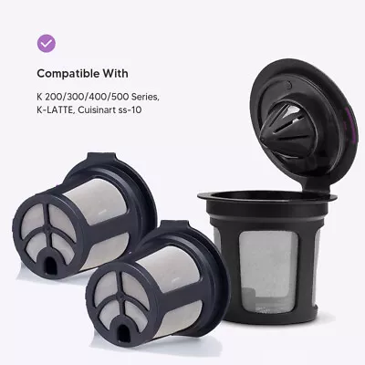 3  Reusable K-Cups Coffee Filters For Keurig K 200/300/400/500 Series Machine US • $8.59